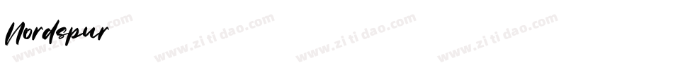 Nordspur字体转换