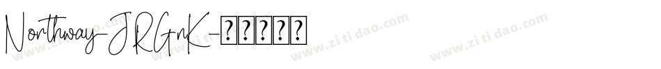 Northway-JRGnK字体转换