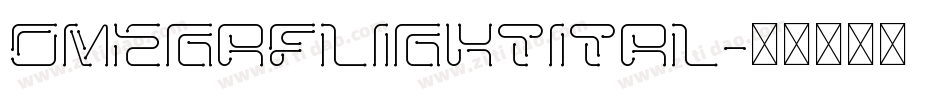 omegaflightital字体转换