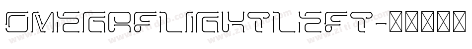 omegaflightleft字体转换