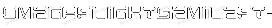 omegaflightsemileft字体转换