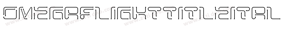omegaflighttitleital字体转换