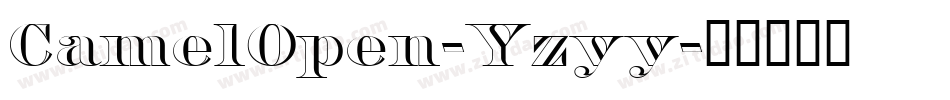 CamelOpen-Yzyy字体转换