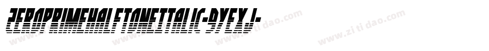 ZeroPrimeHalftoneItalic-9YEXj字体转换 ZeroPrimeHalftoneItalic-9YEXj字体转换