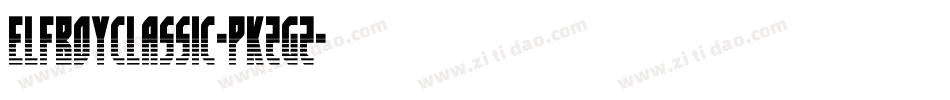Elfboyclassic-PKZgZ字体转换
