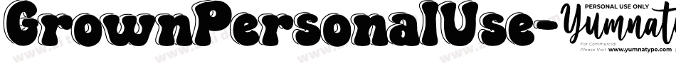 GrownPersonalUse-0Wa7P字体转换