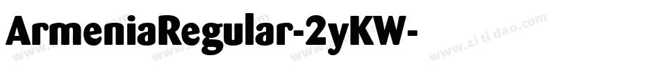ArmeniaRegular-2yKW字体转换