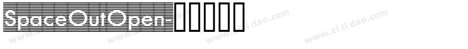 SpaceOutOpen字体转换