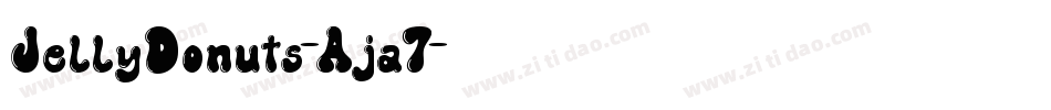 JellyDonuts-Aja7字体转换
