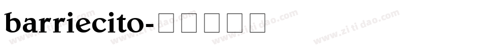 barriecito字体转换