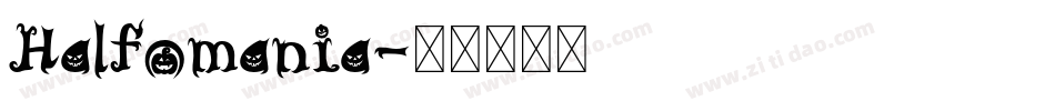 Halfomania字体转换