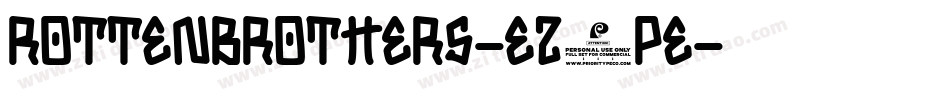 RottenBrothers-eZ9pe字体转换