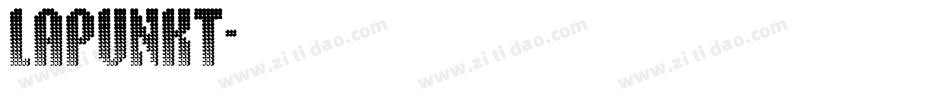 Lapunkt字体转换