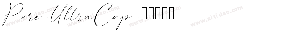 Pure-UltraCap字体转换
