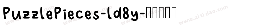 PuzzlePieces-ld8y字体转换