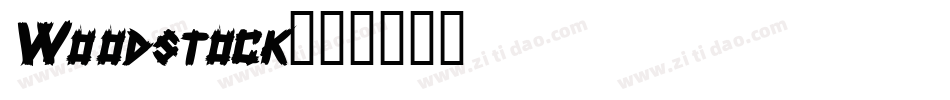 Woodstock字体转换
