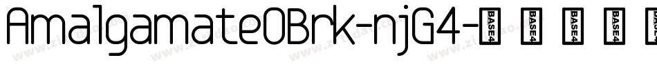 AmalgamateOBrk-njG4字体转换