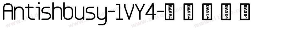 Antishbusy-1VY4字体转换