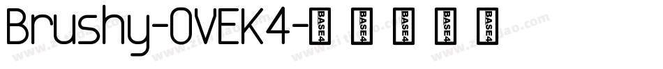 Brushy-OVEK4字体转换