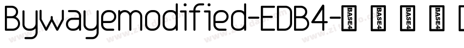 Bywayemodified-EDB4字体转换