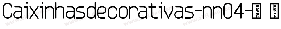 Caixinhasdecorativas-nnO4字体转换
