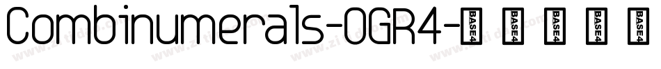 Combinumerals-OGR4字体转换