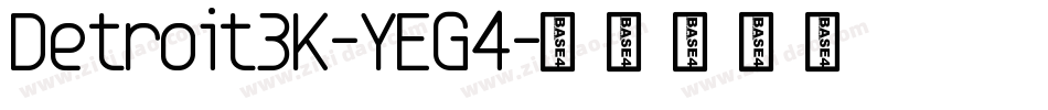 Detroit3K-YEG4字体转换