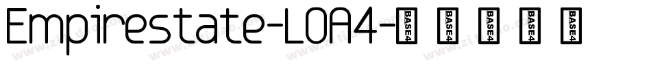 Empirestate-LOA4字体转换