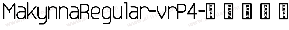 MakynnaRegular-vrP4字体转换