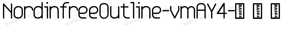 NordinfreeOutline-vmAY4字体转换