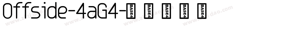 Offside-4aG4字体转换