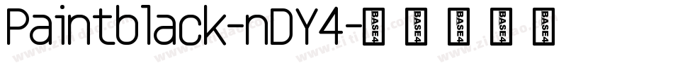 Paintblack-nDY4字体转换