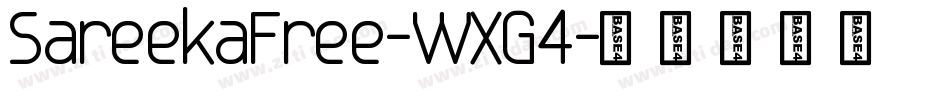 SareekaFree-WXG4字体转换