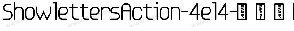 ShowlettersAction-4el4字体转换