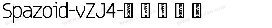 Spazoid-vZJ4字体转换