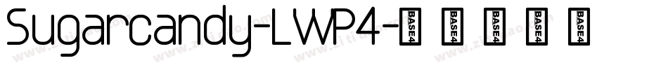Sugarcandy-LWP4字体转换