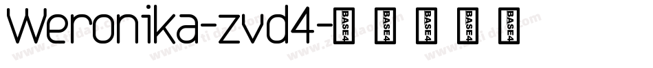 Weronika-zvd4字体转换