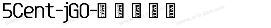 5Cent-jGO字体转换