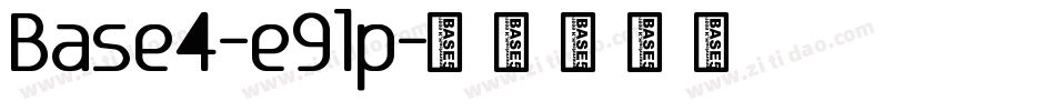 Base4-e9lp字体转换