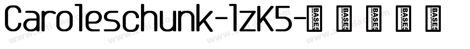 Caroleschunk-lzK5字体转换