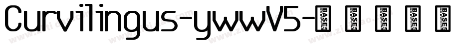 Curvilingus-ywwV5字体转换