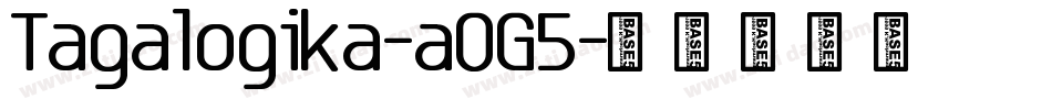 Tagalogika-aOG5字体转换