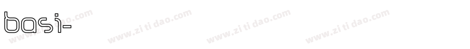 basi字体转换