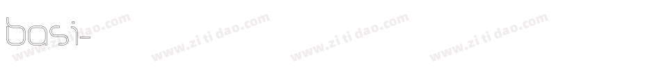 basi字体转换