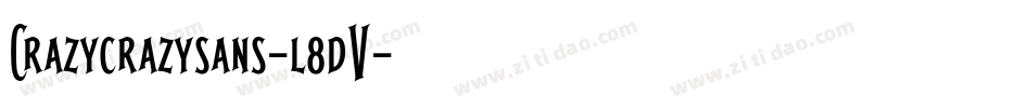 Crazycrazysans-l8dV字体转换