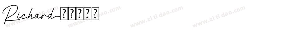 Richard字体转换