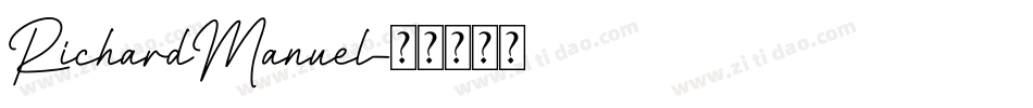 RichardManuel字体转换
