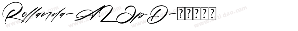 Rollanda-ALJpD字体转换