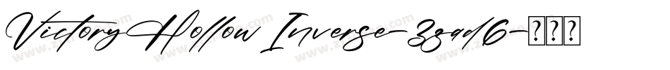 VictoryHollowInverse-3zad6字体转换