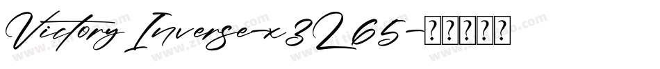 VictoryInverse-x3L65字体转换